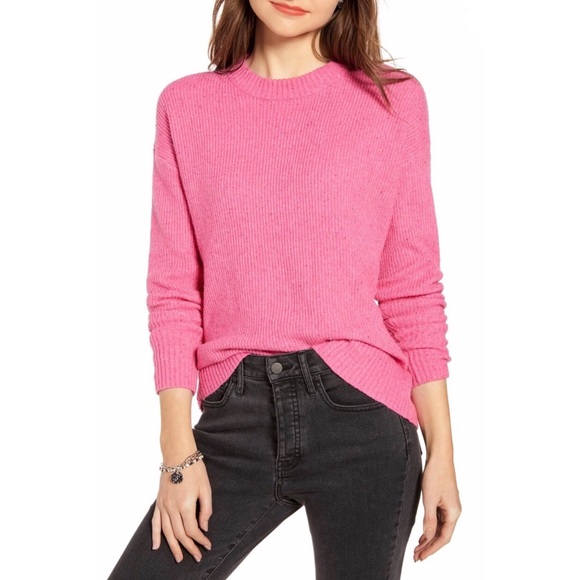 Something Navy Sweaters - SOMETHING NAVY | Flecked Crewneck Sweater